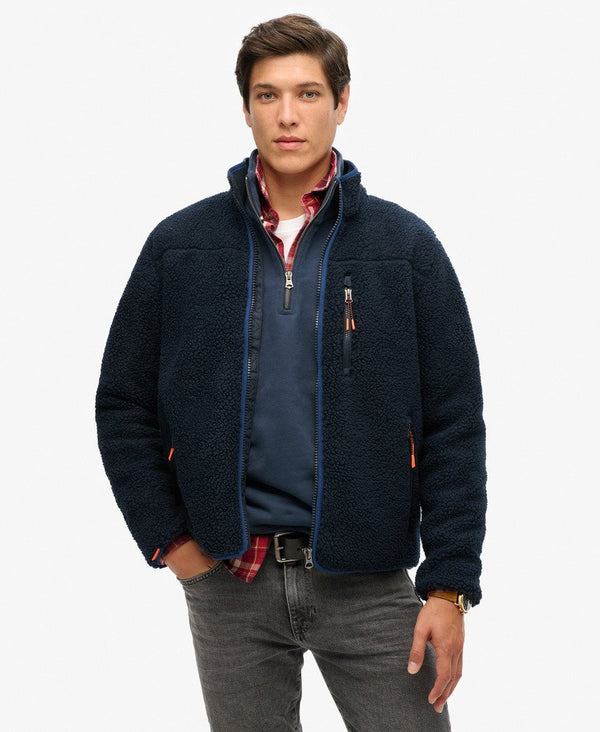 Superdry Outdoor Full Zip Fleece Navy