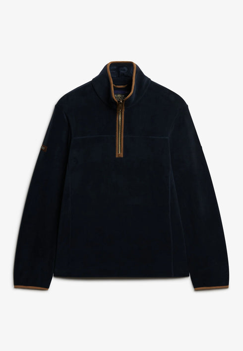 Superdry Estate Half Zip Fleece Navy