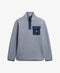 Superdry Fuji Fleece Half Zip Grey