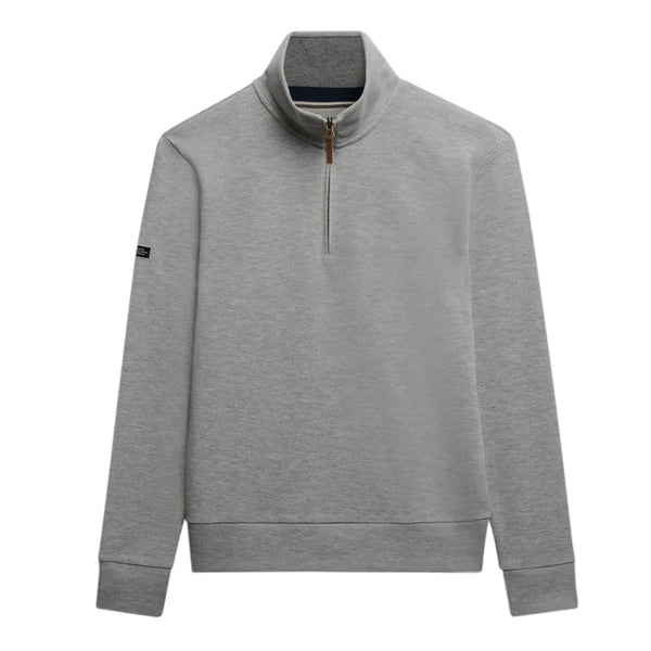 Superdry Essential Half Zip Sweat Top Grey
