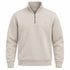 Superdry Serif Half Zip Sweat Top Beige