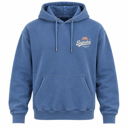 Superdry Company Relaxed Hoodie Blue