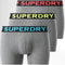 Superdry 3-Pack Boxers Grey