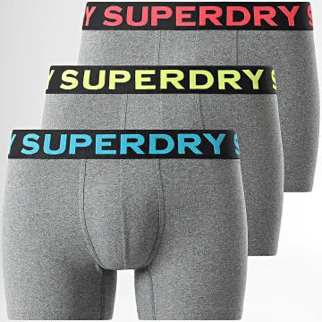 Superdry 3-Pack Boxers Grey