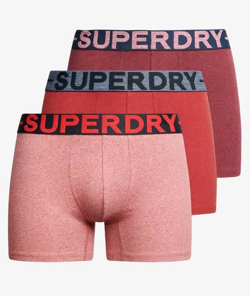 Superdry 3-Pack Boxers Red