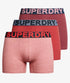 Superdry 3-Pack Boxers Red