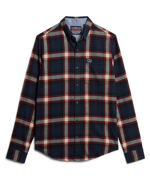 Superdry Lumberjack L/S Shirt Blue/Grey