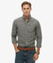 Superdry Premium Check Oxford Shirt Charcoal