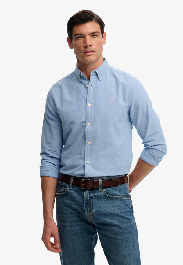 Superdry Preppy L/S Casual Shirt Sky