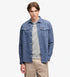 Superdry Herringbone Shirt Blue