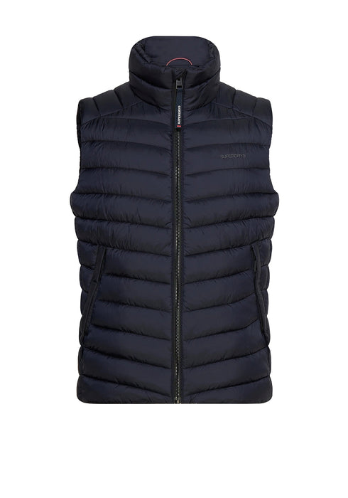 Superdry Hooded Fuji Padded Gilet Navy