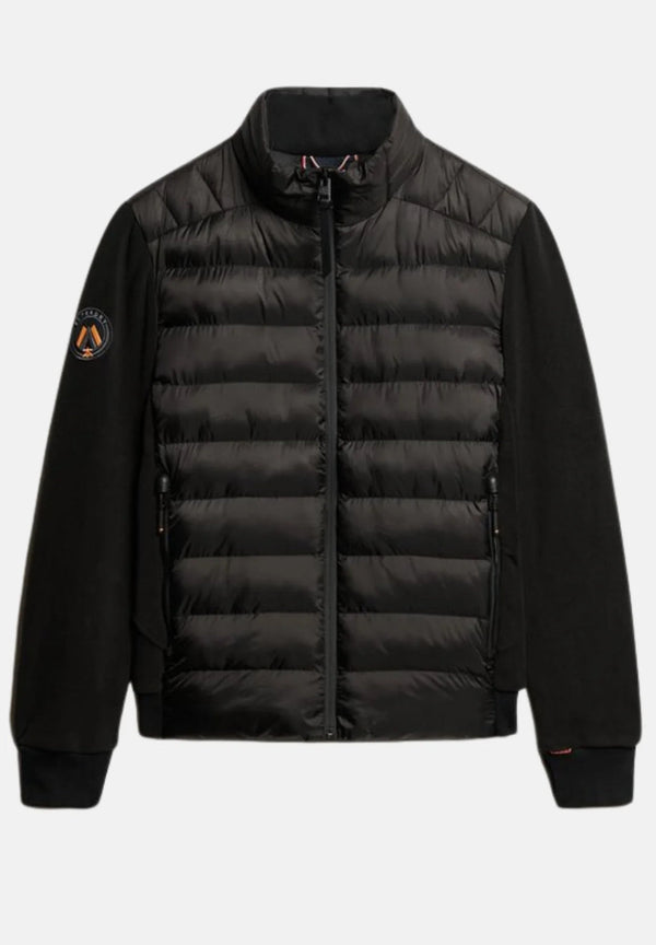 Superdry Storm Fleece Hybrid Jacket Black