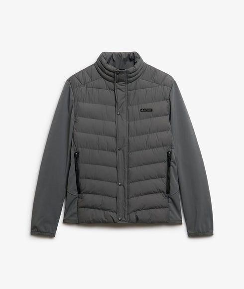 Superdry Storm Popper Softshell Jacket Charcoal