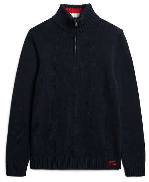 Superdry Vintage Athletic Knitwear Navy
