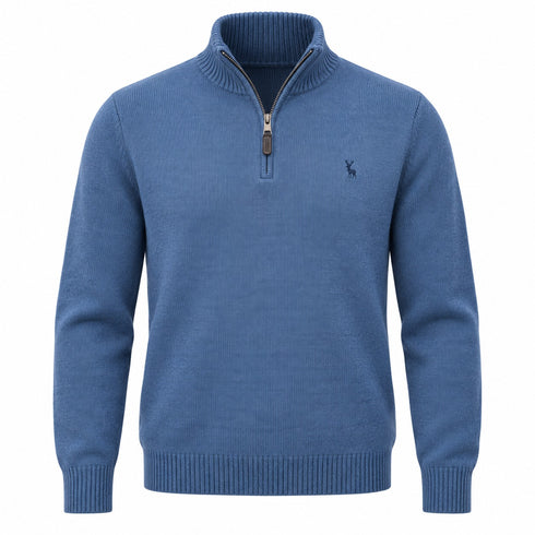 Superdry Half Zip Knitwear Blue
