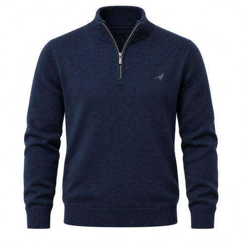 Superdry Half Zip Knitwear Navy