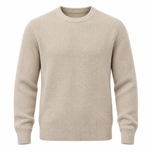 Superdry Texture R/N Knitwear Beige