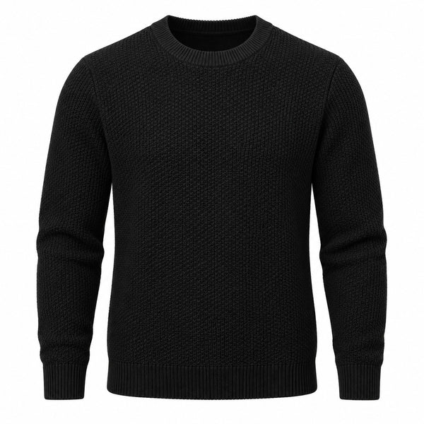 Superdry Texture R/N Knitwear Black