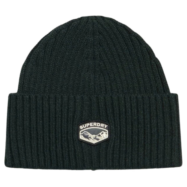 Superdry Knitted Beanie Hat Green