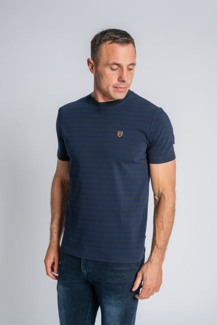 Xv Kings Stripped Tee Navy