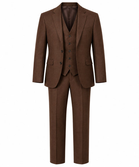 Benetti 3Pc Marco Suit Brown