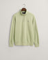Gant Reg Shield Half Zip Sweat Top Mint