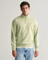 Gant Reg Shield Half Zip Sweat Top Mint