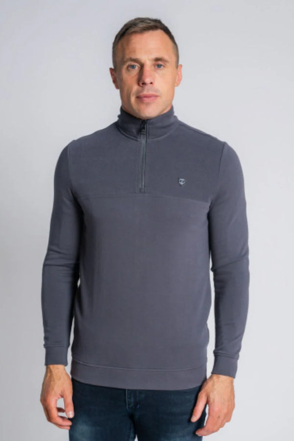 Xv Kings Half Zip Sweater Grey