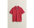 Gant Contrast Pique S/S Polo Tee Shirt Red
