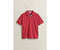 Gant Contrast Pique S/S Polo Tee Shirt Red