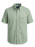 Gant Poplin B/D Short Sleeve Shirt Green
