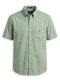 Gant Poplin B/D Short Sleeve Shirt Green