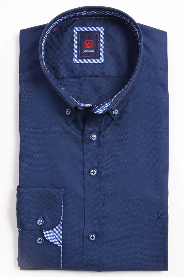 Andre Rhine B/D Casual Shirt Navy