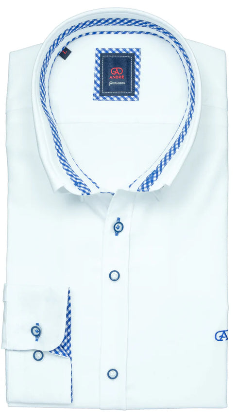 Andre Rhine B/D Casual Shirt White