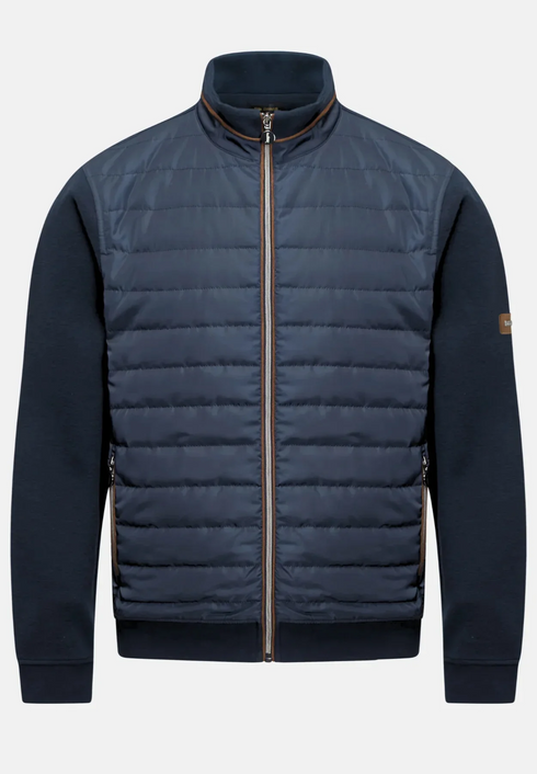 6Th Sense Sammy Full Zip Knitwear Blue/Navy