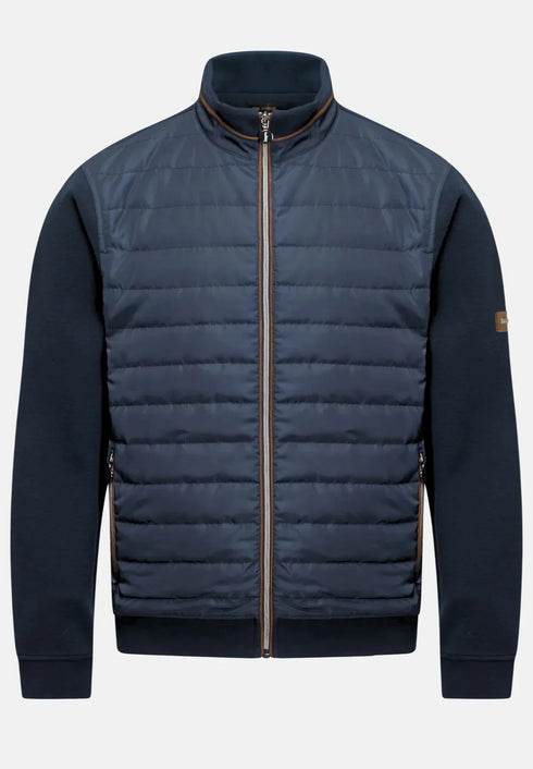 6Th Sense Sammy Full Zip Knitwear Blue/Navy