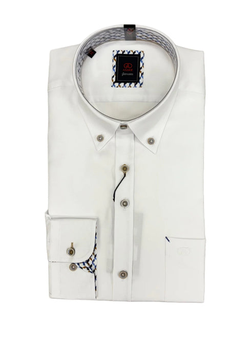 Andre Ls Casual Shirt Beige