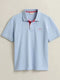 Gant Contrast Pique S/S Polo Tee Shirt Sky