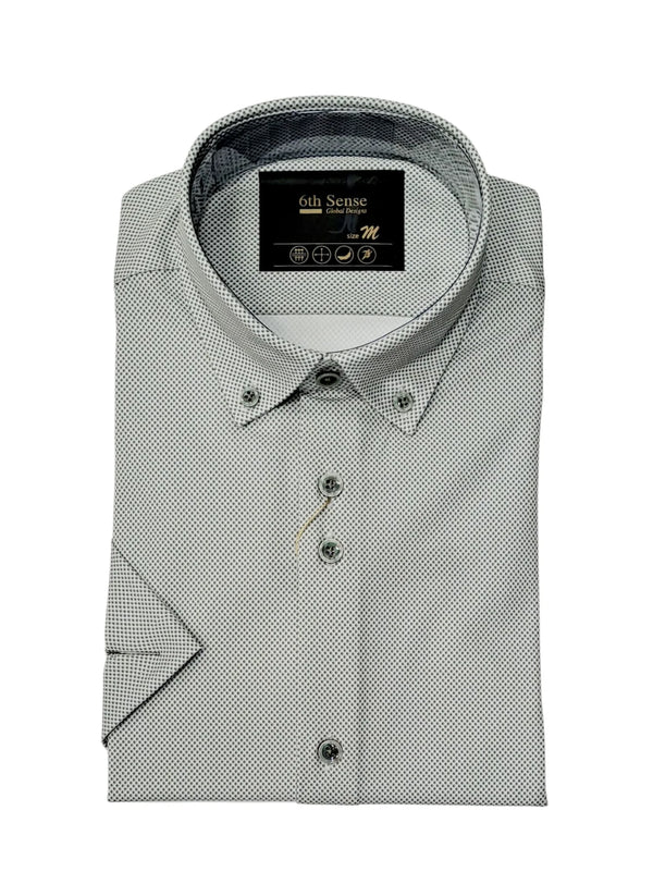6Th Sense B/D Short Sleeve Shirt Green