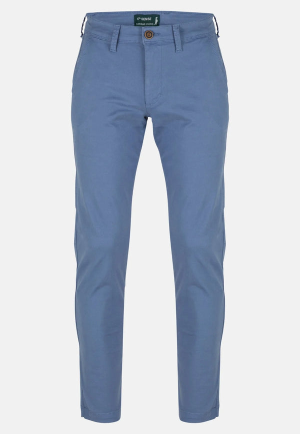 6Th Sense Kansas Chino Trouser Blue/Grey