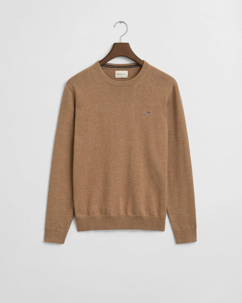 Gant Classic Cotton C/N Knitwear Sand