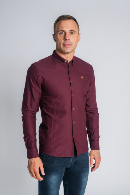 Xv Kings B/D Tesoni L/S Casual Shirt Wine