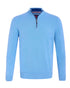 Andre Tory Zip Knitwear Blue