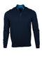 Andre Tory Zip Knitwear Navy