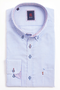 Andre Turin Stripe B/D Casual Shirt Blue/White